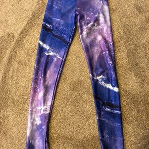 Purple goldsheep leggings